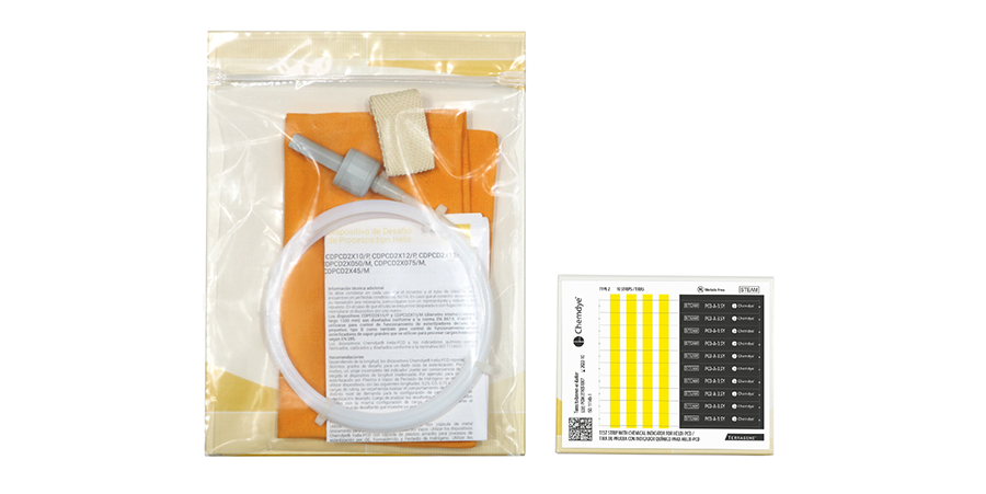 Helix-PCD + Chemical Indicator test strips Kit